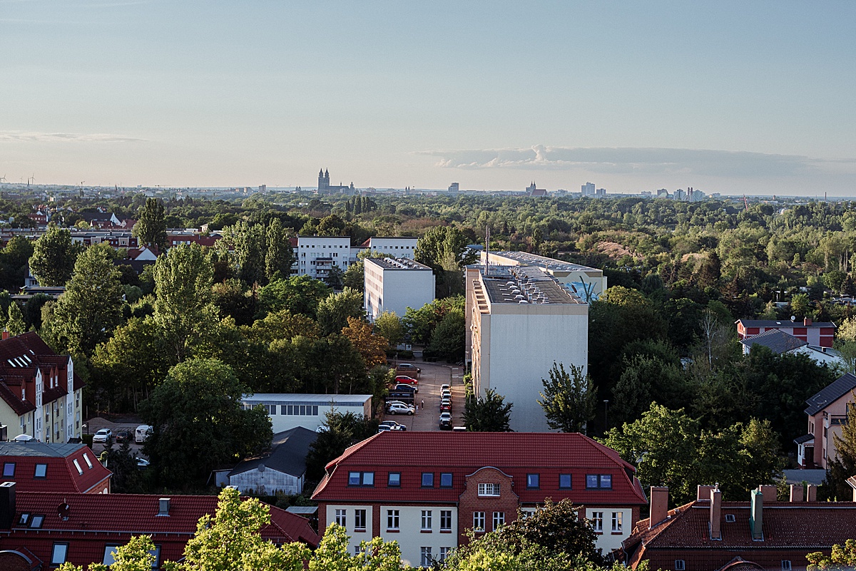 blick vom wasserturm salbke Magdeburg